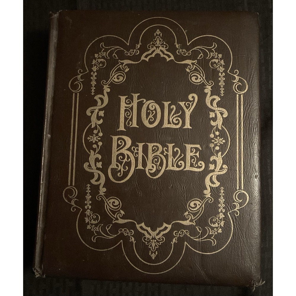 Vintage Holy Bible Family Record Edition, Red Letter, King James Version